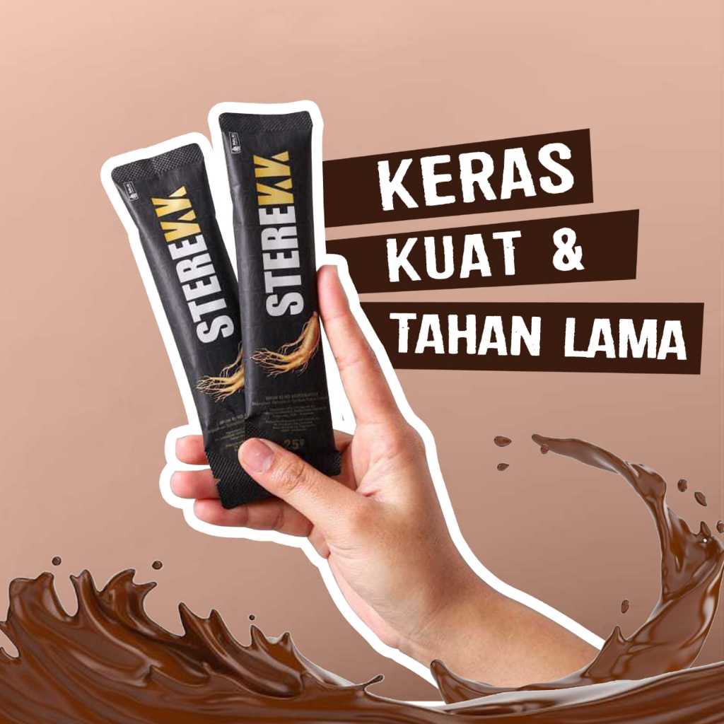 

Coklat Swiss Sterekk Sachet - Minuman Herbal Penambah Stamina Pria Plus Ginseng Korea