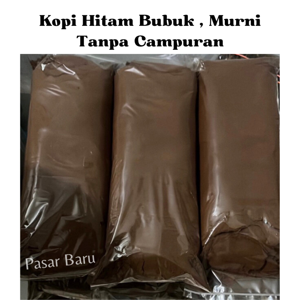 

TERMURAH - Kopi Hitam Bubuk Kemasan 1 KG - Harga Terjangkau - Kopi Premium