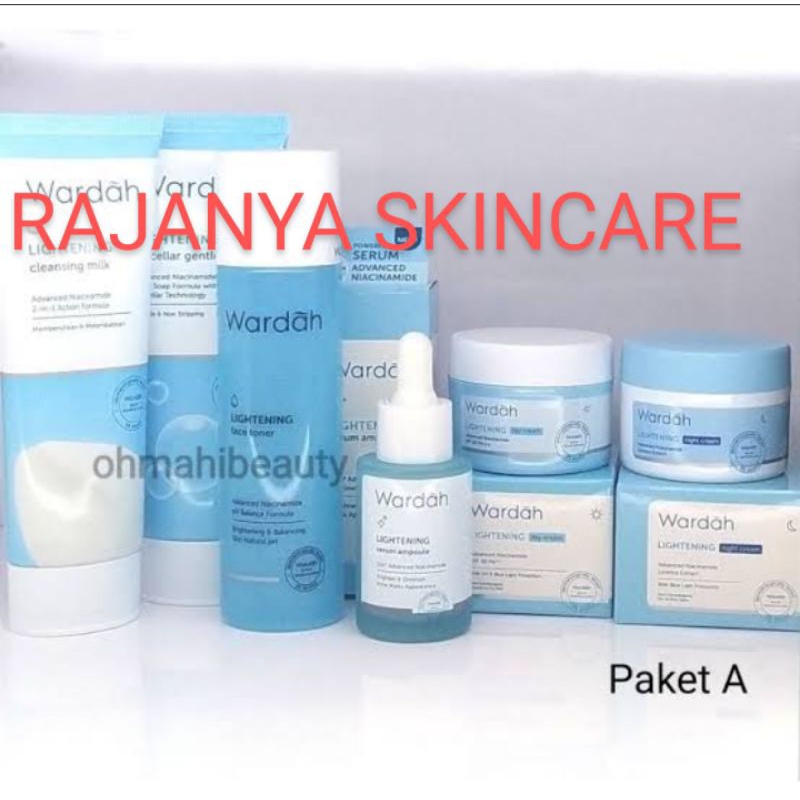 PAKET HEMAT 6IN1 WARDAH PAKET SKINCARE LENGKAP