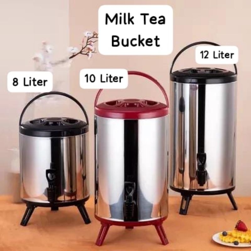 MILK TEA BUCKET 8 LITER