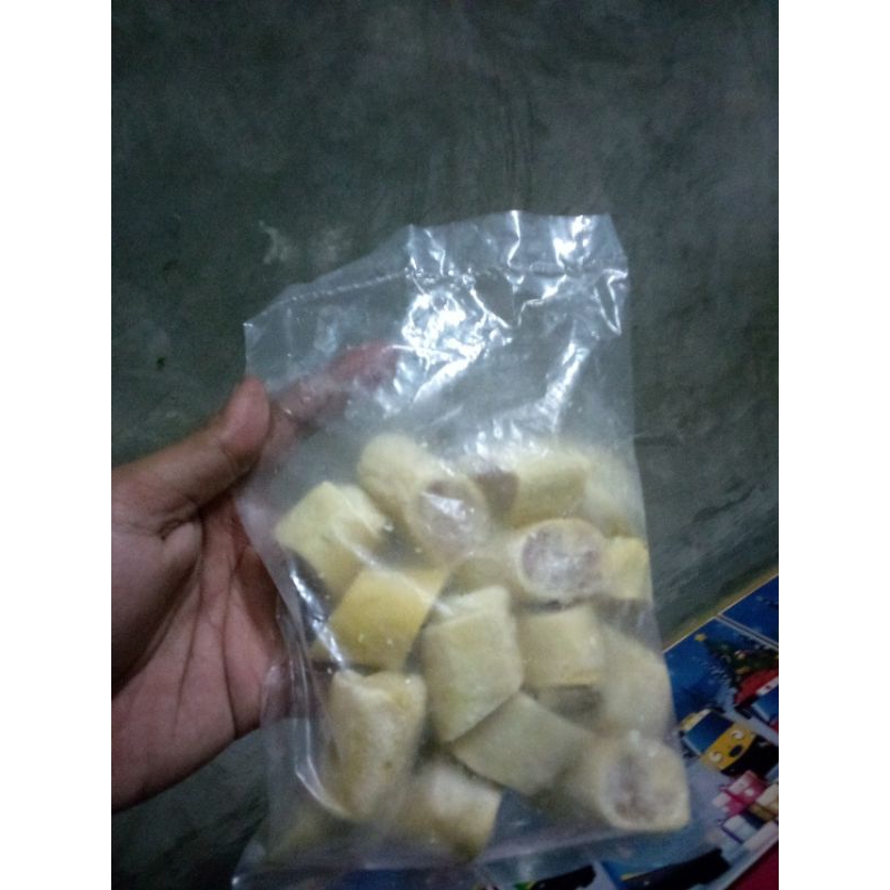 

EGG ROLL CHIKEN ISI 15PCS - EGG ROLL CHIKEN POTONG