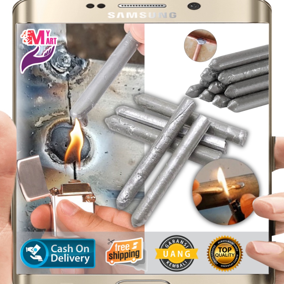 NEW Batang Las Bakar Korek Api  Patri Tambal Timah Bakar  Kawat Las Lilin Bakar Korek Api Mancis