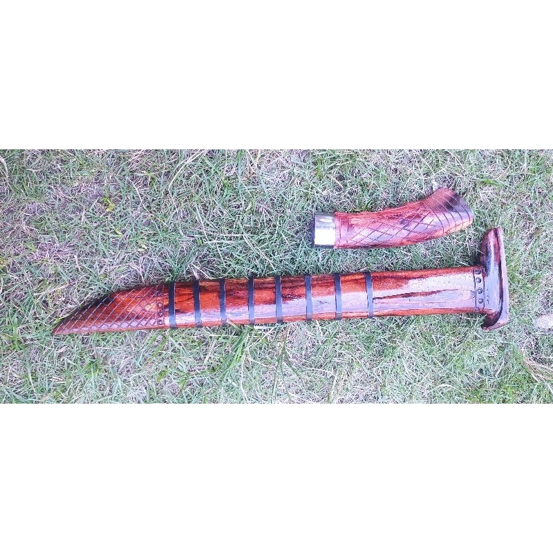 sarung golok kayu sonokeling full galih