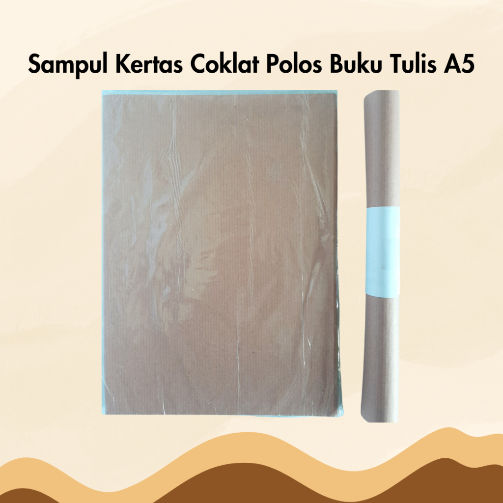 

Sampul Kertas Coklat Polos Buku Tulis A5 Quarto Isi 10 Lembar Samak Kuarto Kwarto