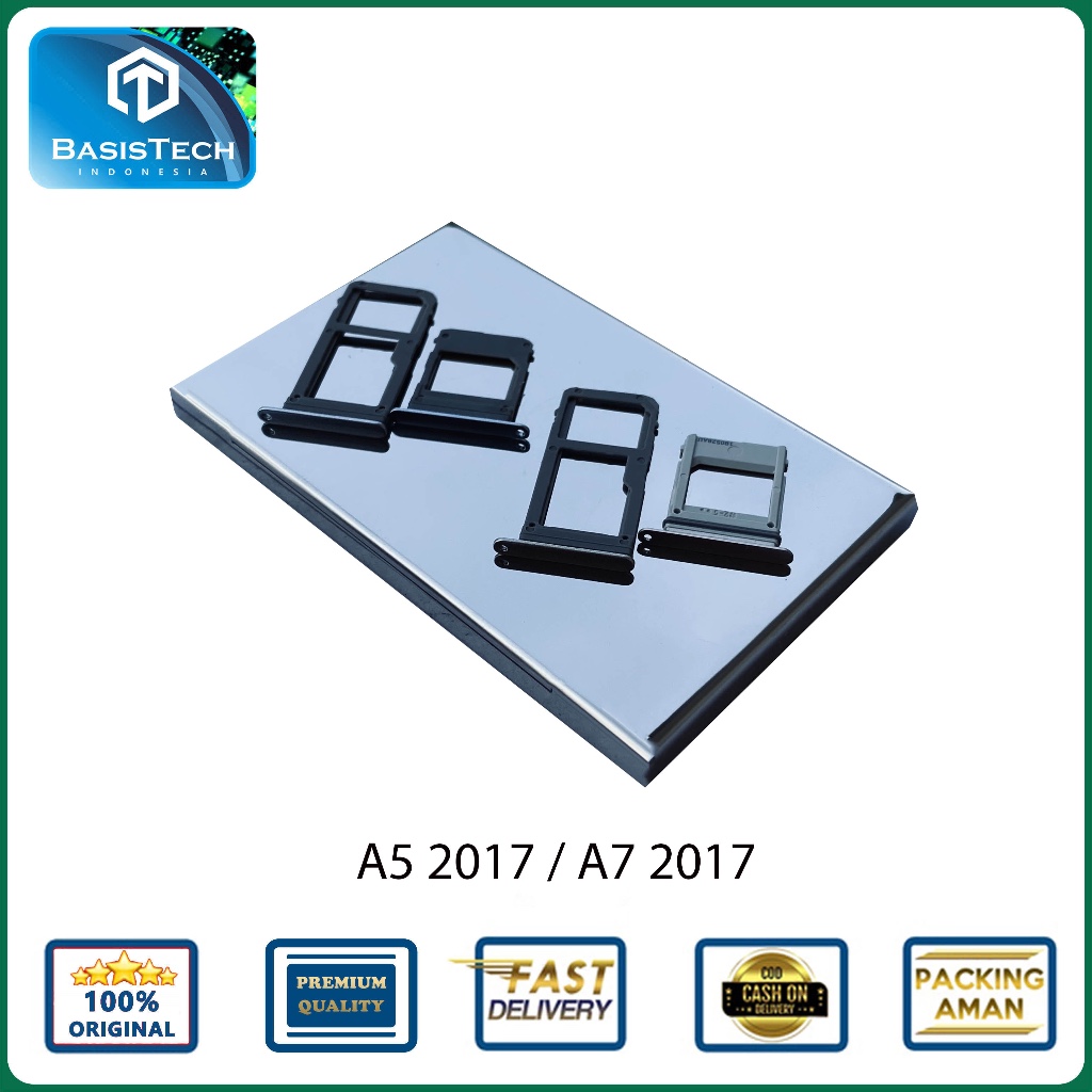 SIMLOCK TEMPAT KARTU SIM TRAY SAMSUNG A5 2017 - A7 2017 ORIGINAL QUALITY