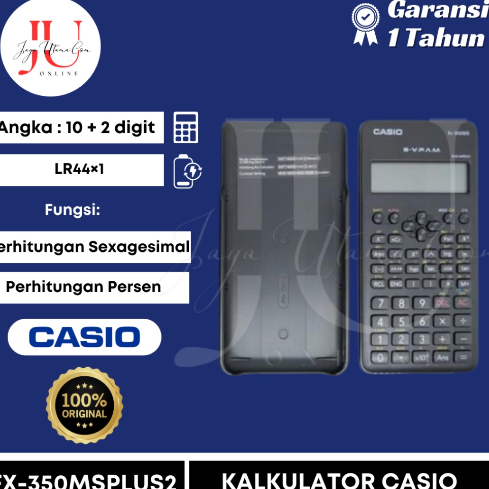 

Serba Irit KALKULATOR SCIENTIFIC CASIO FX 35MS 2 ORI