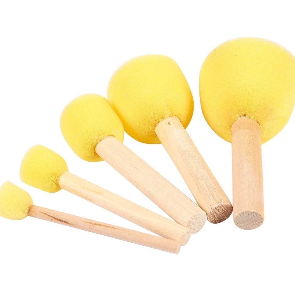 

Paket Hebat Kid Paint Sponge Dot Spons Lukis isi 5