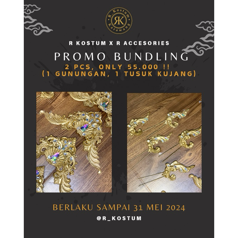 Aksesoris tari | siger tari | siger kreasi | mahkota tari