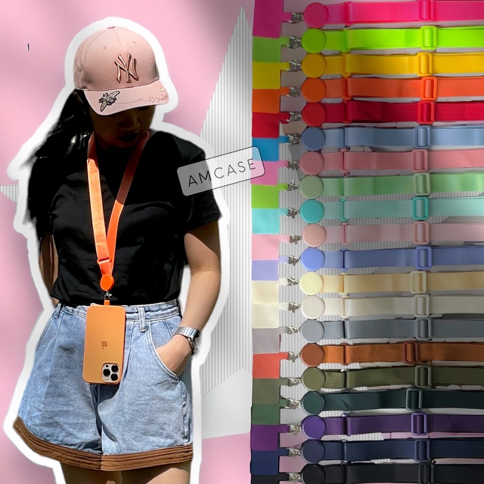 

Diskon Spesial BASIC LEBAR Premium Nylon Tali Gantungan HP Strap Lanyard Universal Panjang Bisa Adjustable Sling Selempang Gantungan Flashdisk Kunci Serbaguna