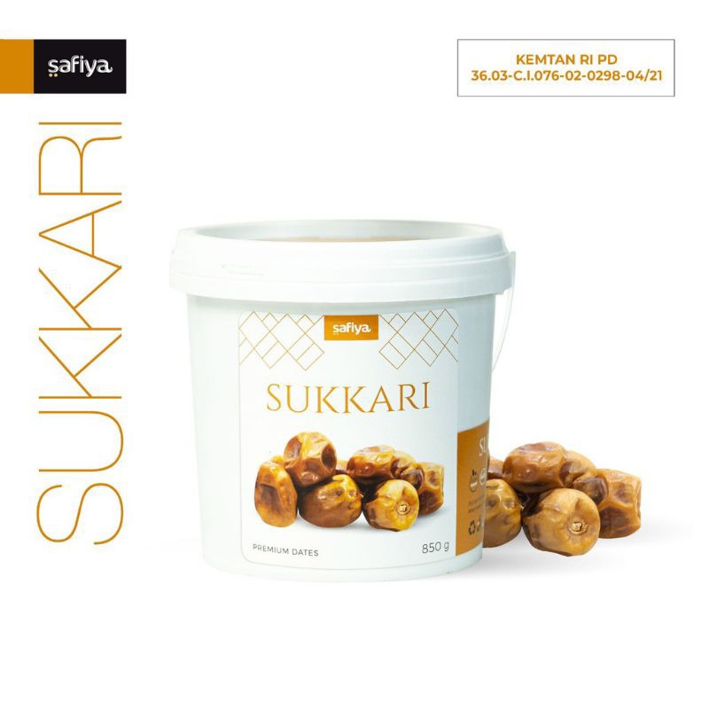 

Kurma Sukari Ember (850 gr)/Safiya Food