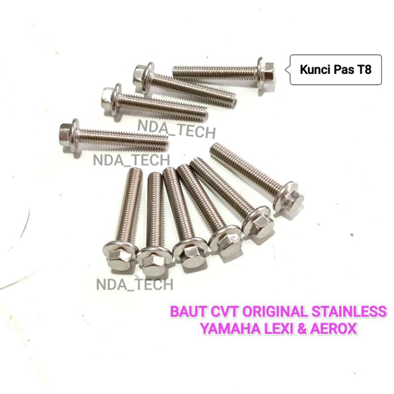 [PROMO] BAUT BLOK CVT AEROX LEXI BAUT BAK CVT STAINLESS ORIGINAL YAMAHA AEROX 155 LEXI 125 155 BAUT 