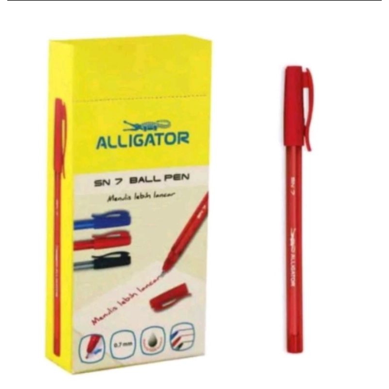 

Pulpen Alligator / pena merah SN 7