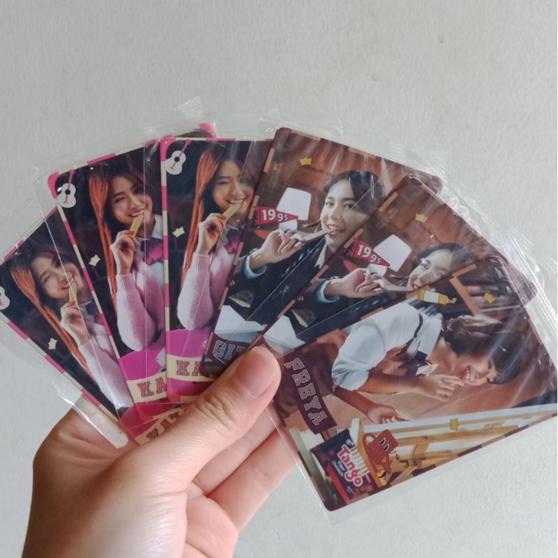 Photocard JKT48 X Tango official (FREYA, GITA, KATHRINA)