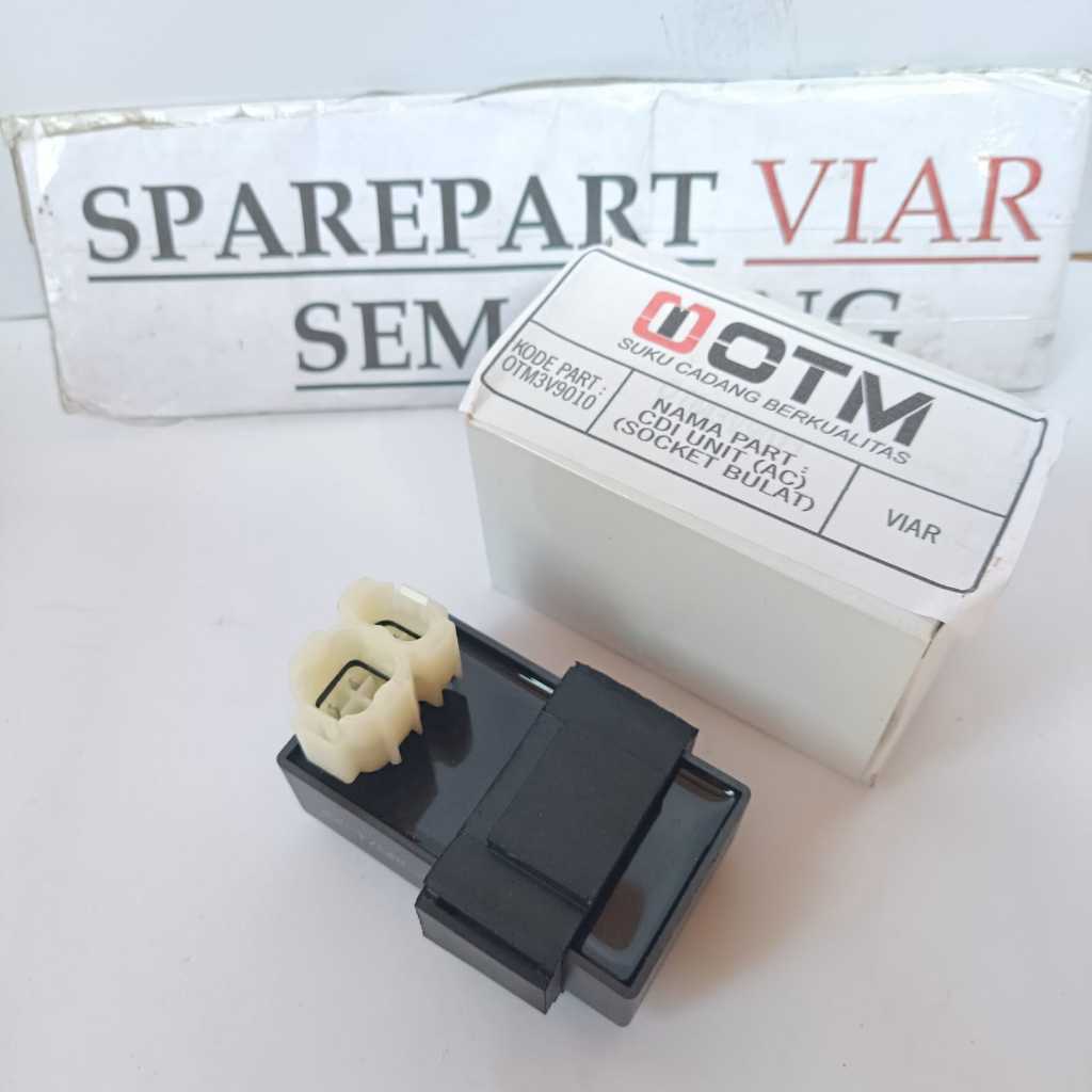 CDI viar Cross x 150 / CDI viar karya 150 roda 3 non radiator CDI AV VIAR SOKET BULAT