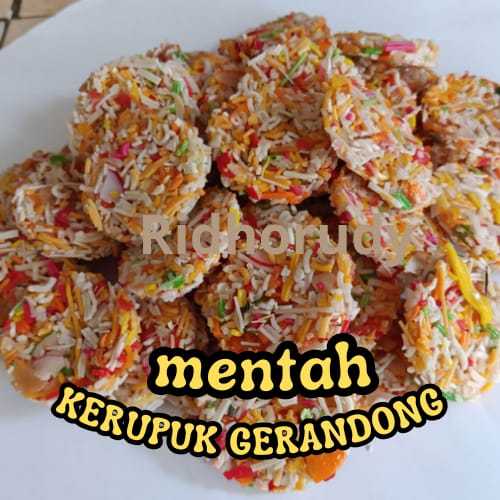 

Kerupuk bawang gerandong 1kg #rengginang#kerupuk mentah