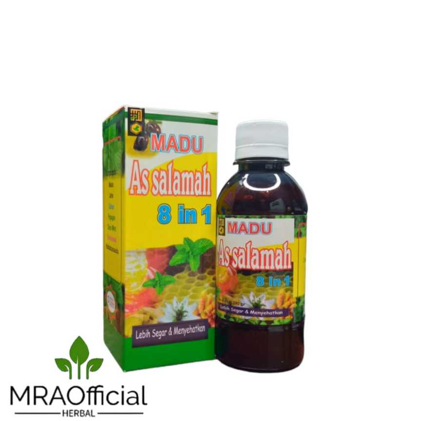 

Madu As Salamah 8 in 1 | Madu Assalamah 8 in 1 | Madu Batuk Flu Demam Assalamah 8 in 1 - 280ml