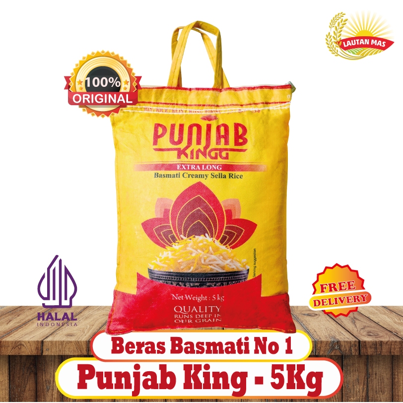 Punjab King Beras Basmati 5KG