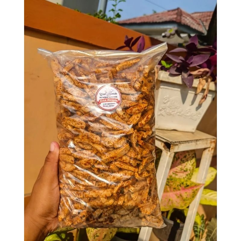 

Basreng stik ½kilo pedas daun jeruk