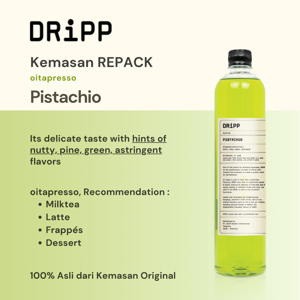 

REPACK - Dripp Pistachio Syrup [100] g