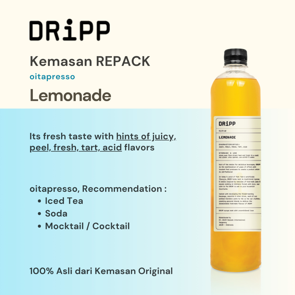 

REPACK - Dripp Lemonade Syrup [100] g