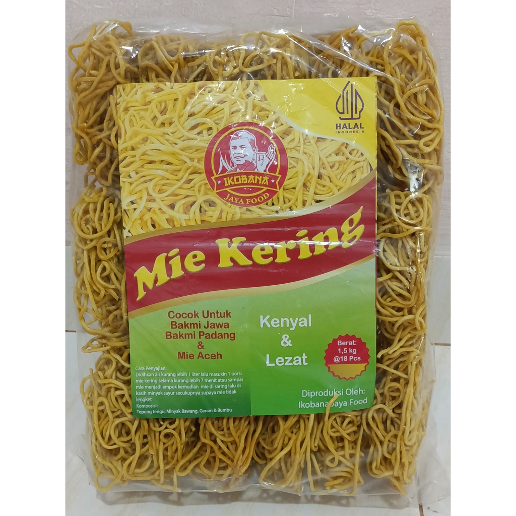 

Mie Kering besar cocok untuk masakan bakmi jawa, bakmi padang dan mie aceh