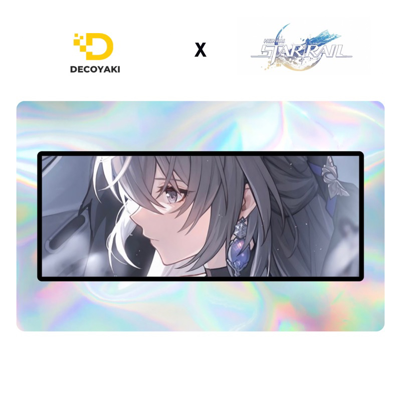 Sticker Slap Hologram Bronya Honkai Star Rail, Stiker Hologram Bronya Honkai Star Rail