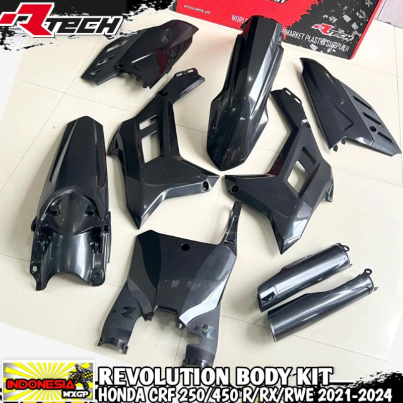 HONDA CR - CRF 250 300 450 F R RX RWE REV0 - REVOLUTION 2021 2022 2023 2024 - RACETECH COMPLETE PLAS