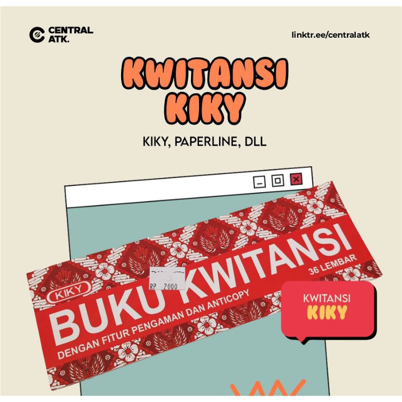 

Buku kwitansi 36 lembar