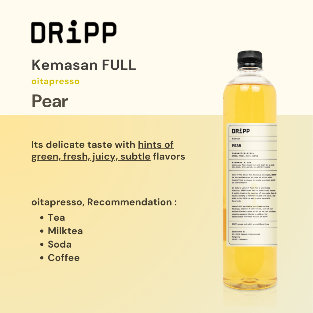 

FULL SIZE - Dripp Pear Syrup [760] ml