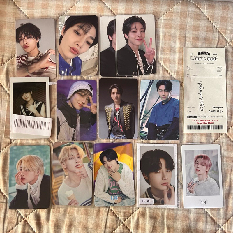 [READY] stray kids jeongin ayen maniac segre bench pc dvd maniac pc sis target maxident jypshop 5 st