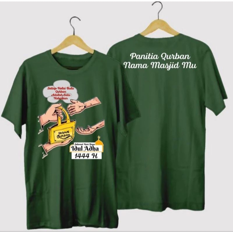 Kaos Panitia Qurban A1 / Kaos Qurban / Kaos Costum Qurban / Baju Qurban