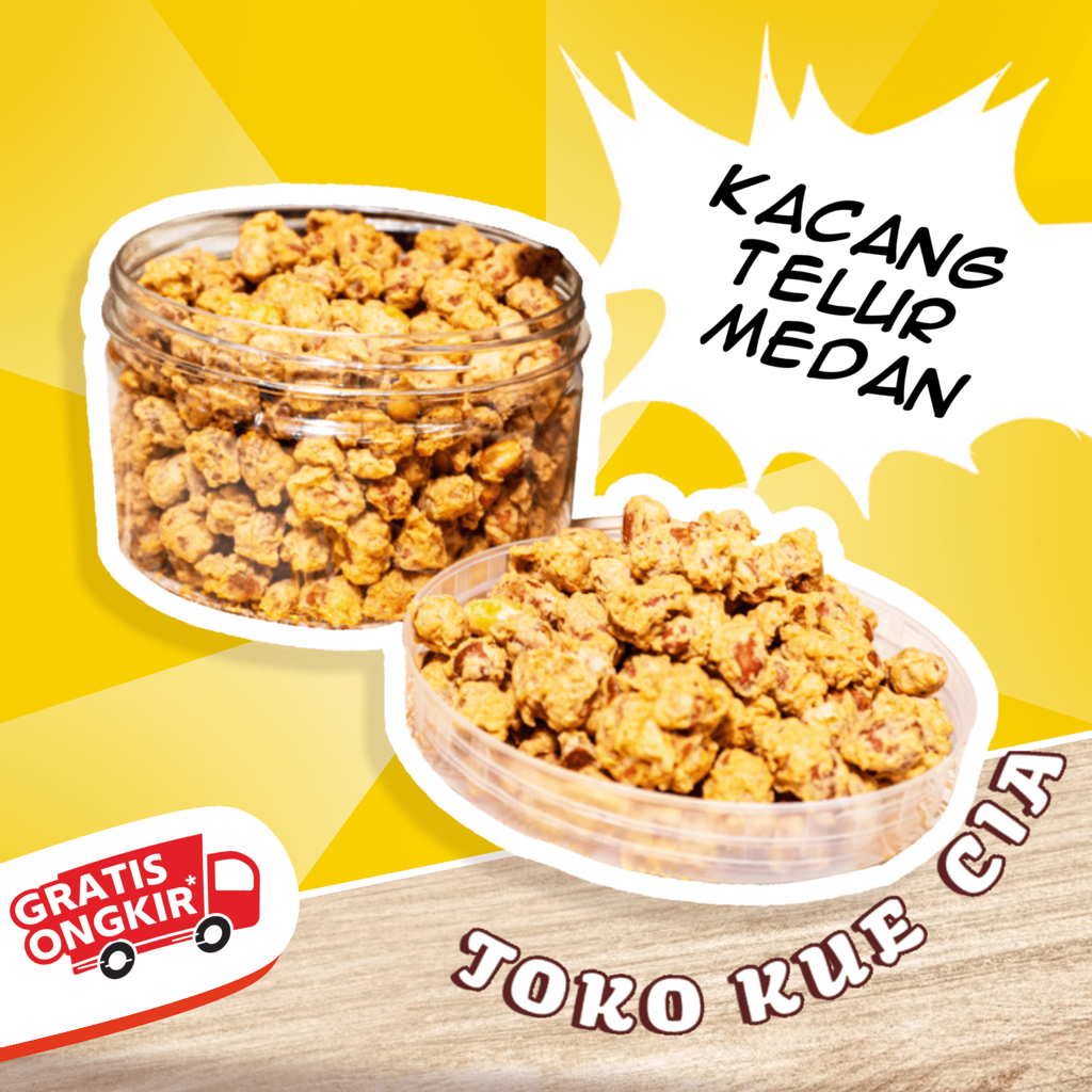 

1KG KACANG TELUR MEDAN - Kacang Kiloan / Snack Kacang Telur Medan by Toko CIA