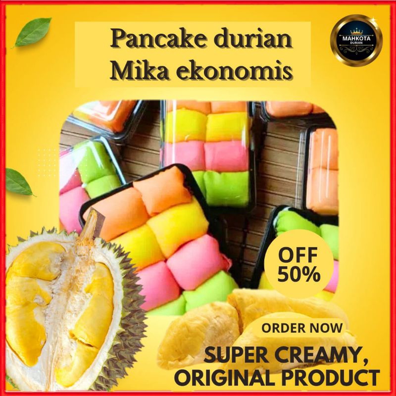 

PANCAKE DURIAN MIKA ISI 8 ASLI MEDAN