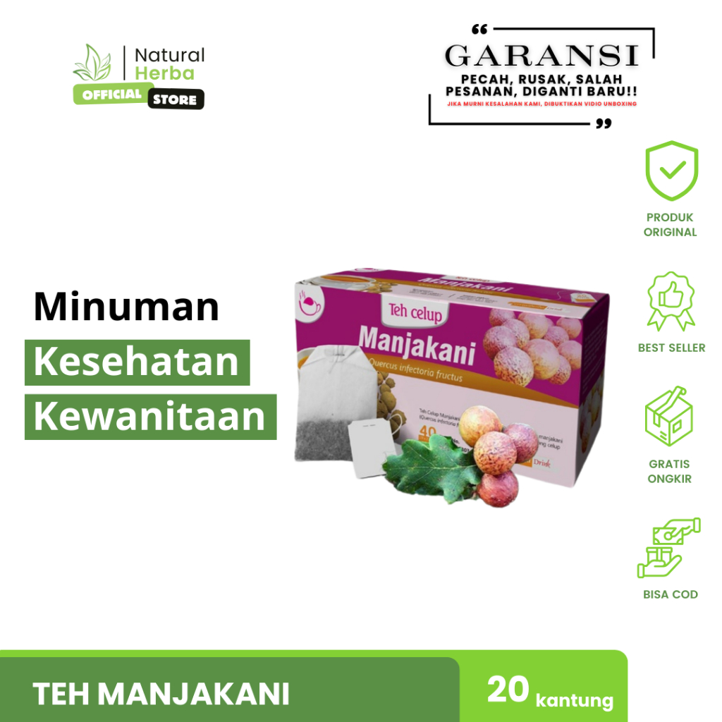 

Minuman Kesehatan Kewanitaan Teh Herbal Manjakani