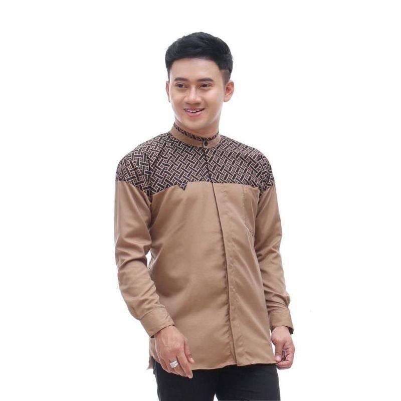 Kemeja Koko premium jumbo-baju Koko pria dewasa big size