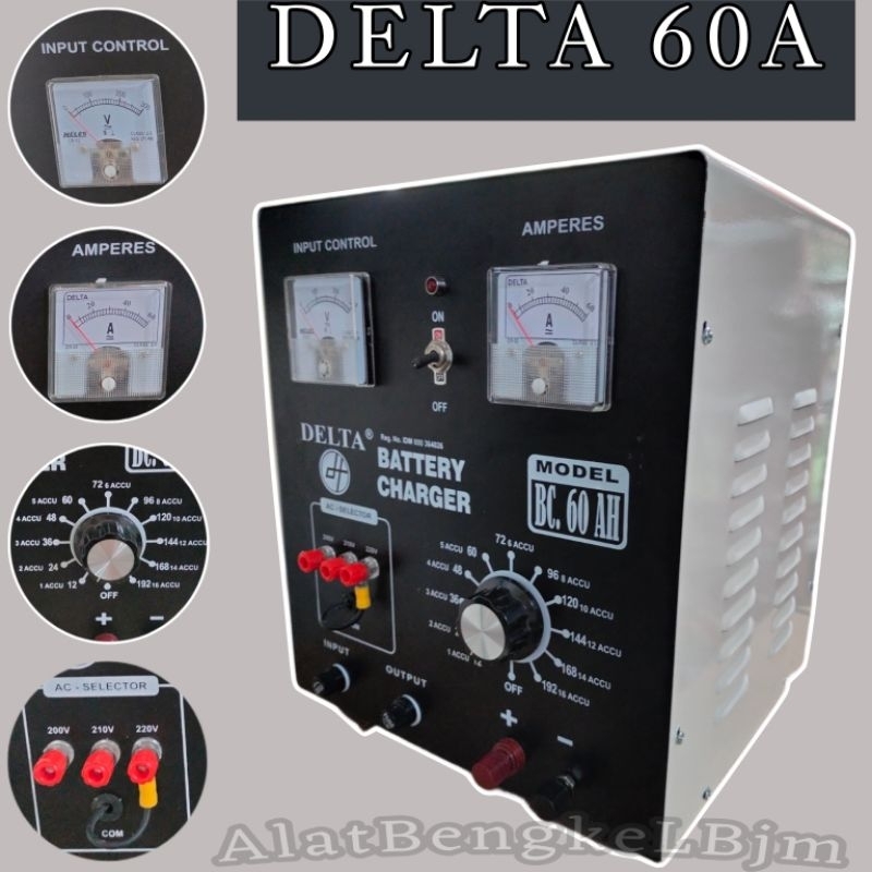 CHARGER AKI "DELTA" 60A ||BATTERY CHARGER CAS AKI DELTA DT660D 60A