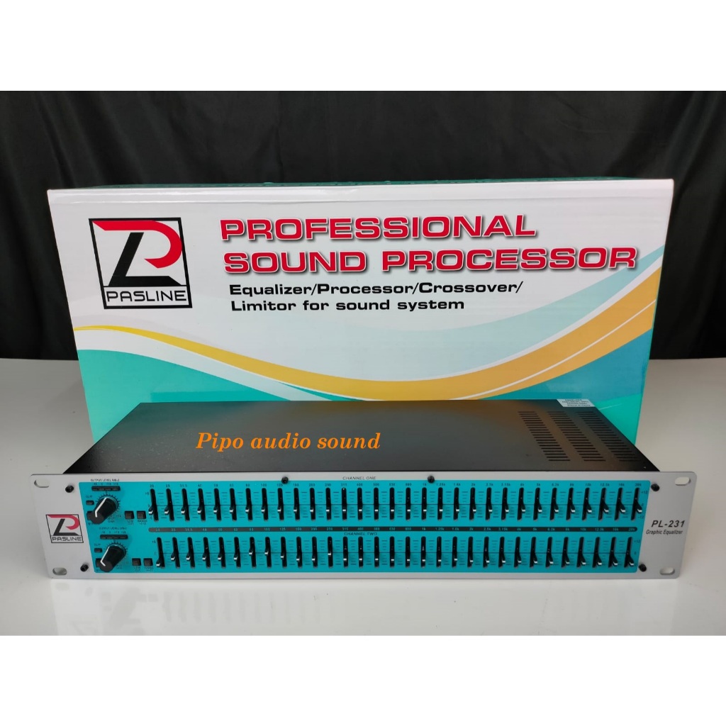 EQUALIZER PASLINE PL 231 / PL-231 / PL231+SUBWOOFER ORIGINAL