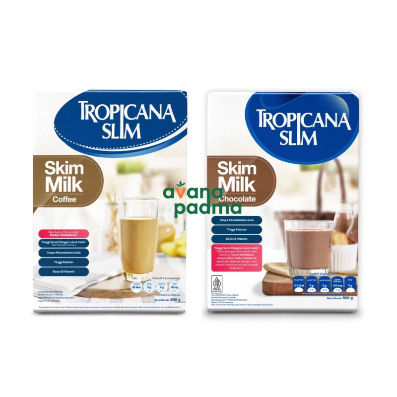 

Tropicana Slim Skim Milk (500g) (2 Varian Rasa)