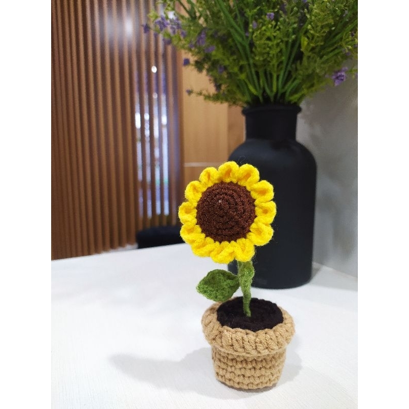 Mini Sun Flower Crochet