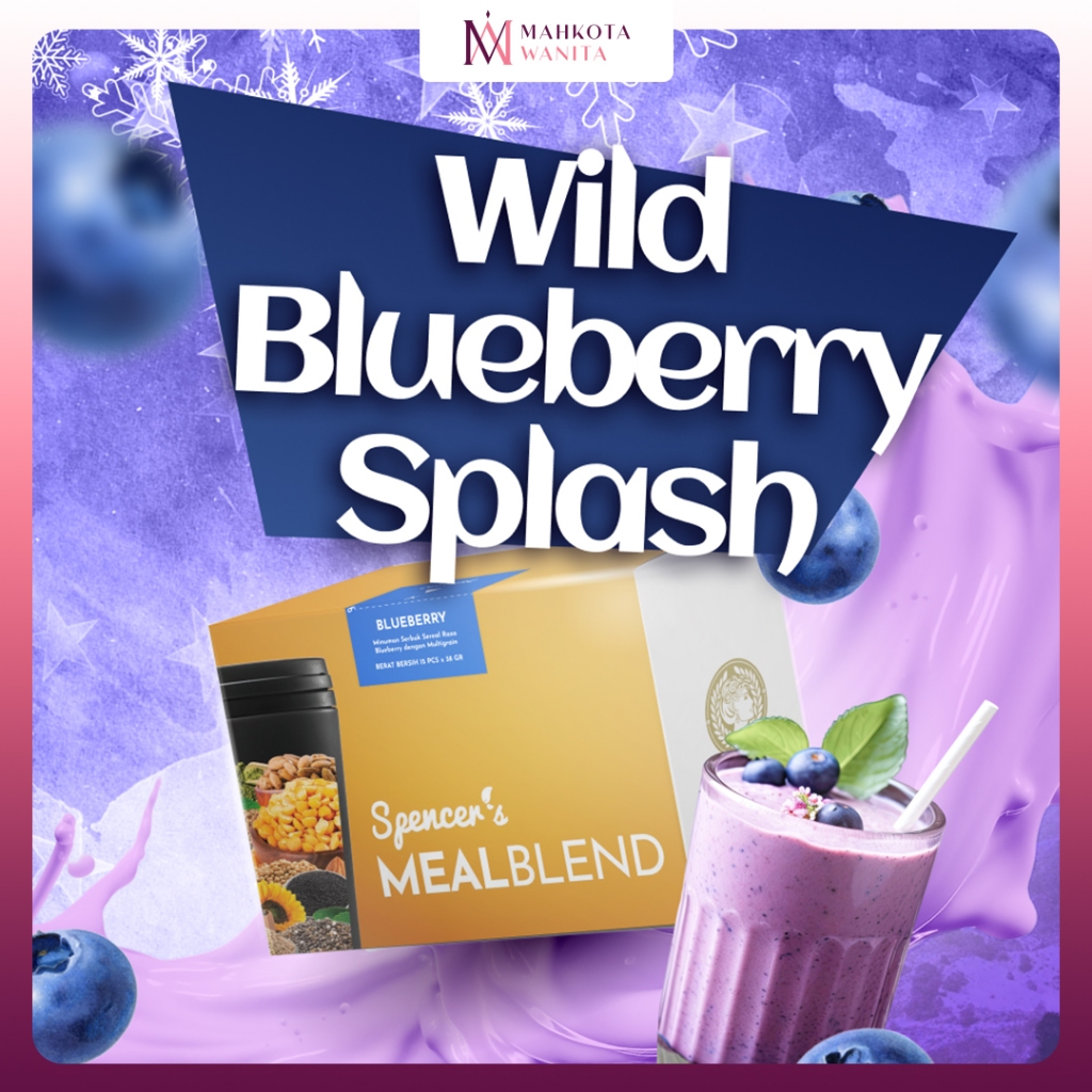 

Spencer's MEALBLEND WILD BLUEBERRY SPLASH / Spencers MEALBLEND / Meal Replacement Low Sugar