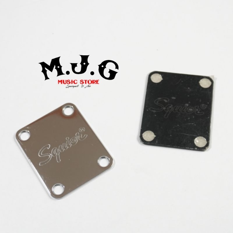 neck plate plat gitar elektrik squier
