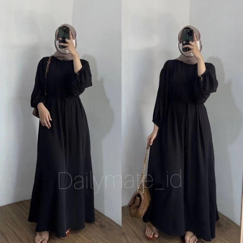 BEST SELLER DANARA LD 110 & LD XXL LD 125 JUMBO DRESS MAXY GAMIS CRINKLE AIRFLOW / BUSANA MUSLIM /