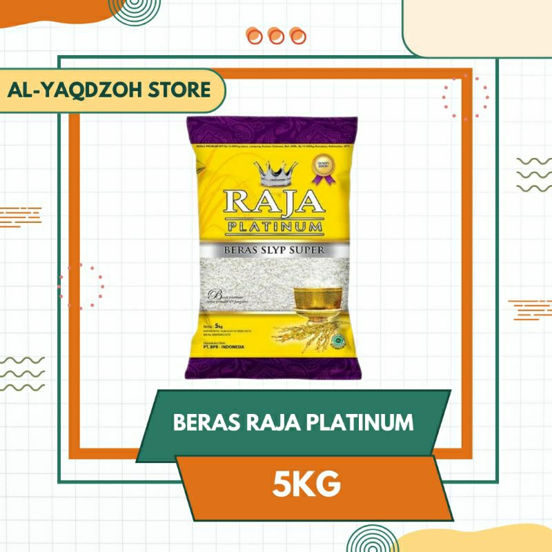 

Beras Premium | RAJA PLATINUM | 5KG