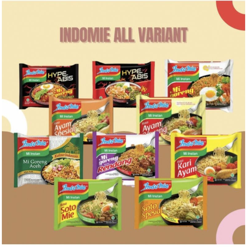 

Indomie Kuah varian rasa