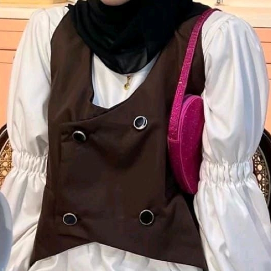 Vest preloved vest vintage cottagecore