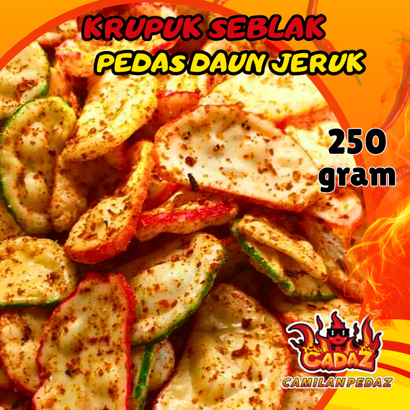 

Krupuk Seblak kencur Bantet daun jeruk 250 gr