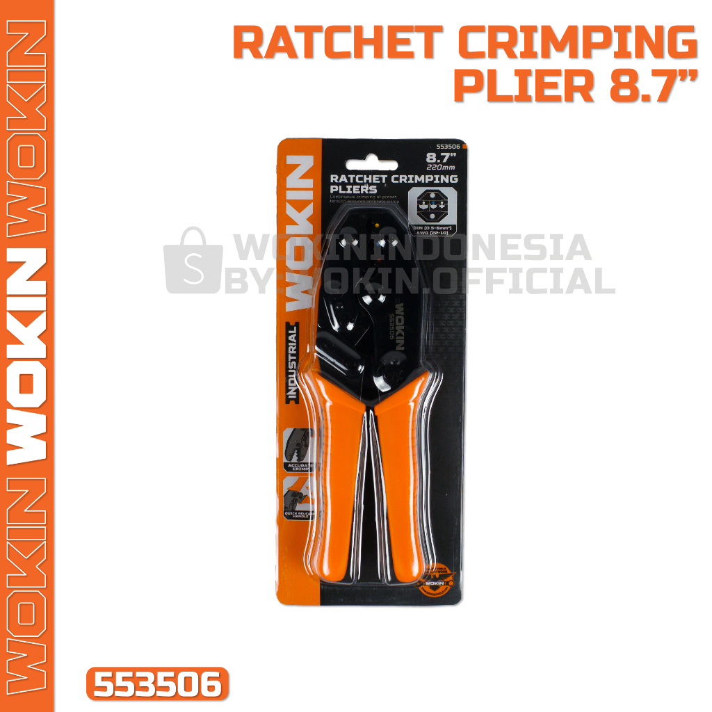 Tang Krimping Wokin / Ratchet Crimping Plier -553506