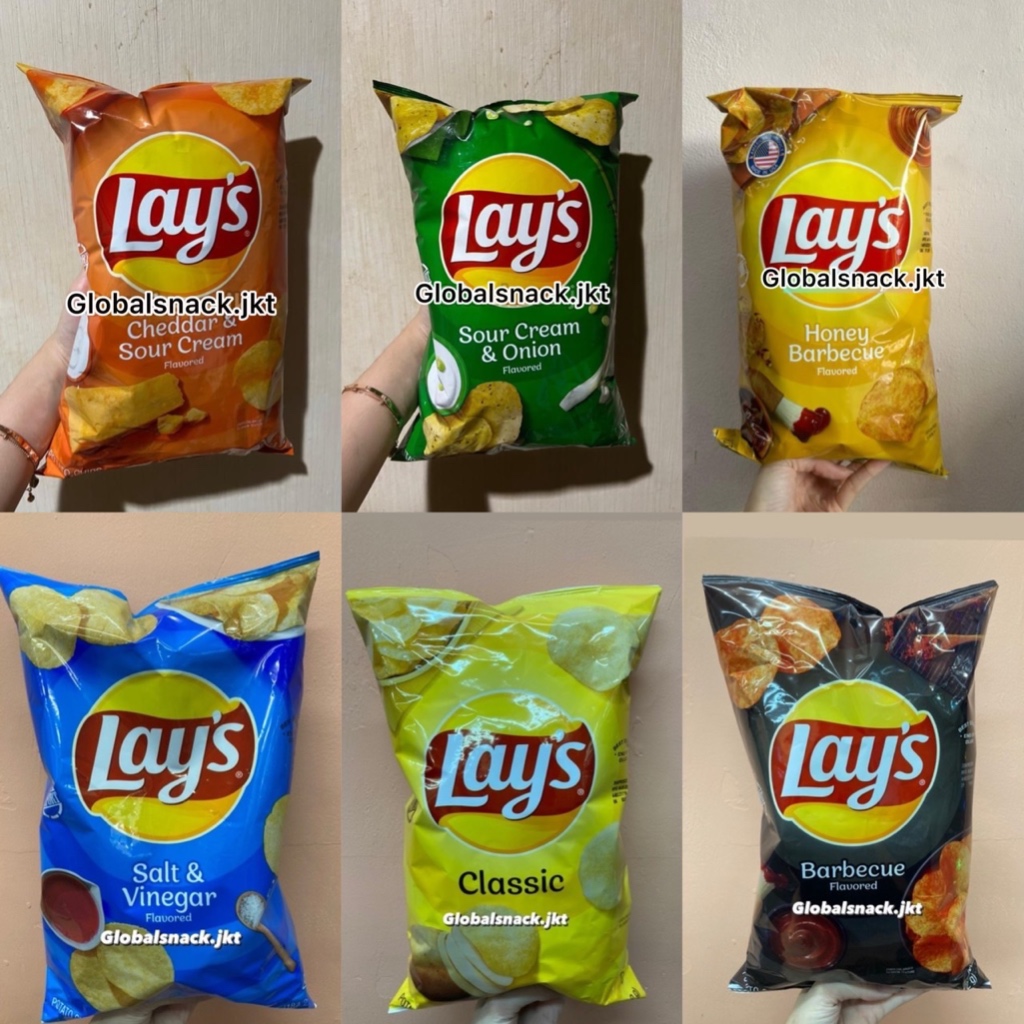 

LAY’S POTATO CHIPS CLASSIC / BARBECUE / SALT AND VINEGAR