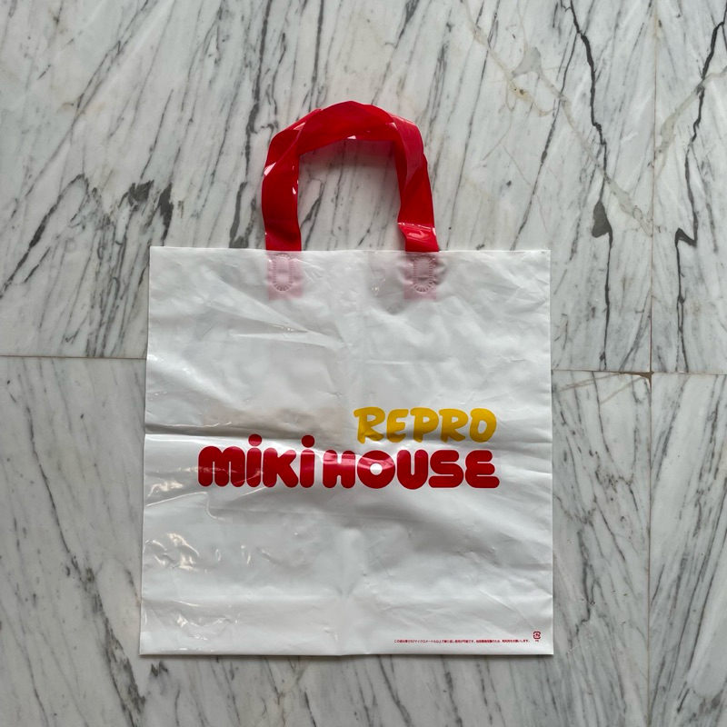 mikihouse plastic bag paperbag