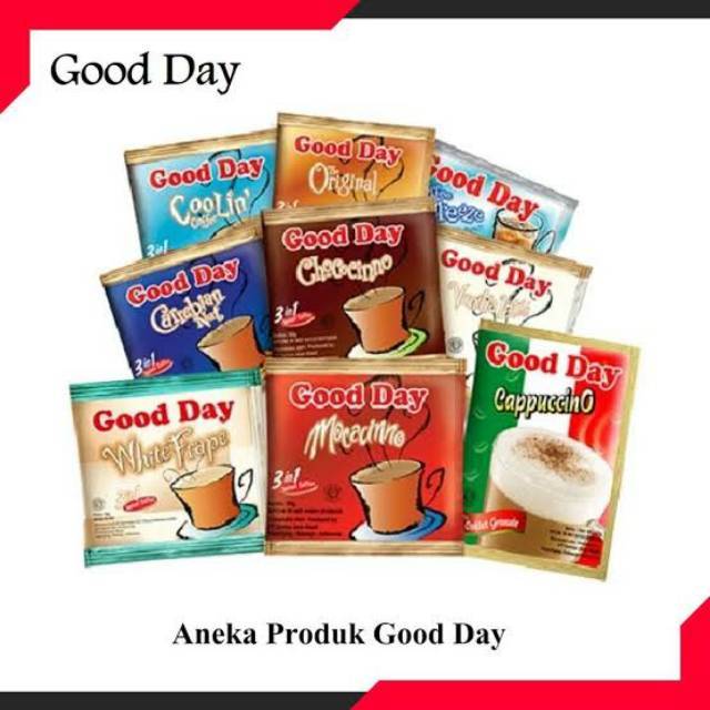 

NEW !! KOPI GOOD DAY all variant/ SACH 120pcs / PERDUS